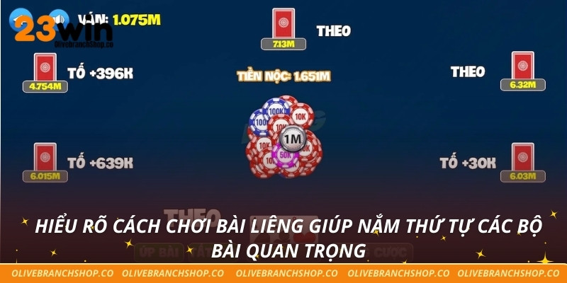 Hiểu rõ cách chơi bài liêng giúp nắm thứ tự các bộ bài quan trọng